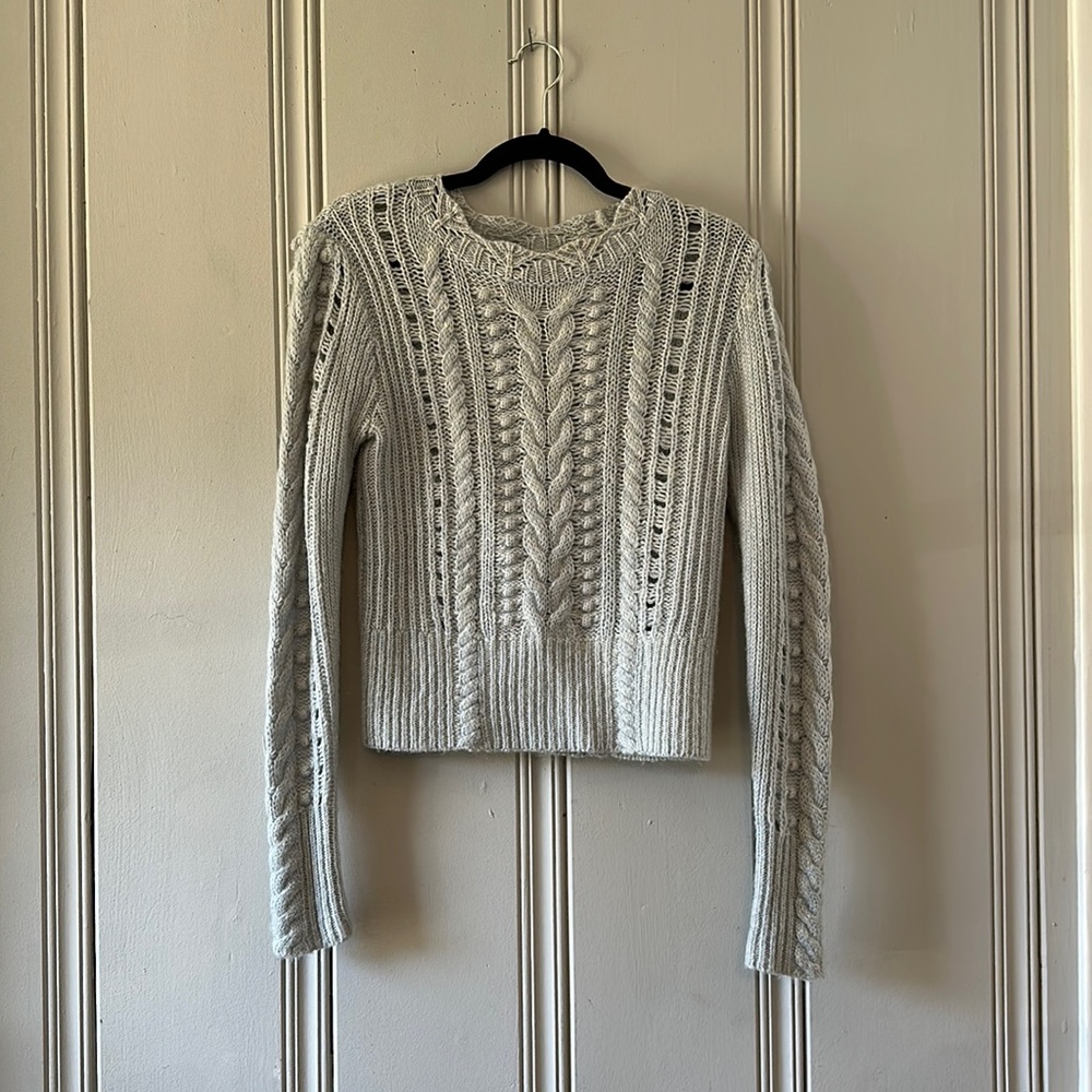 Club Monaco Baby Blue Knit Sweater